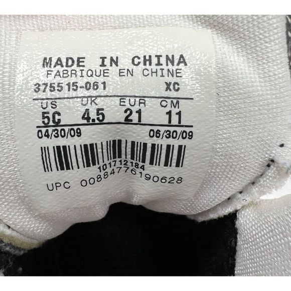 Nike Jordan sneakers 5 toddler Flight Old School Mid black splatter shoes - Picture 8 of 8